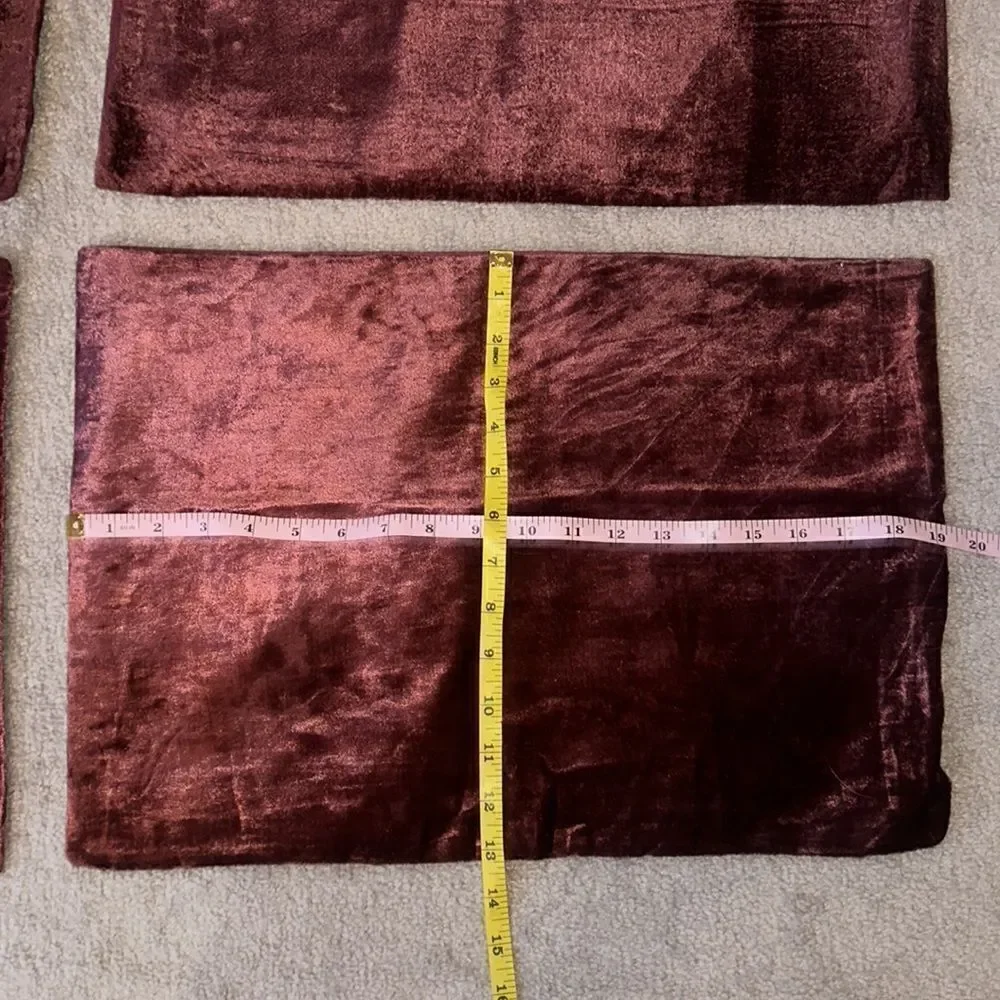 Garnet Placemats from India set of Six!